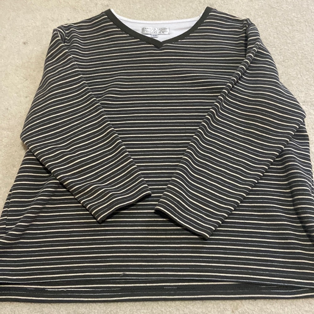 Striped long sleeve shirt